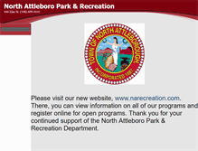 Tablet Screenshot of naparkandrecreation.com
